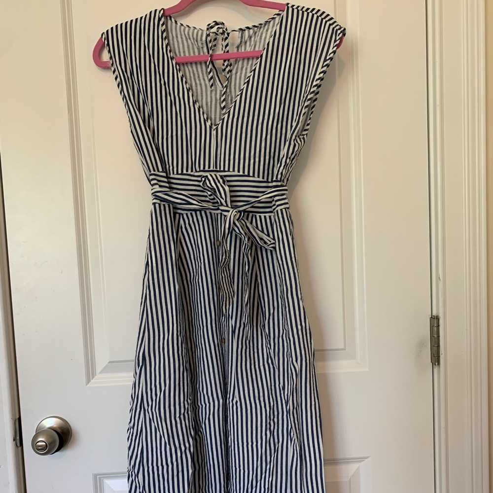Midi button up dress